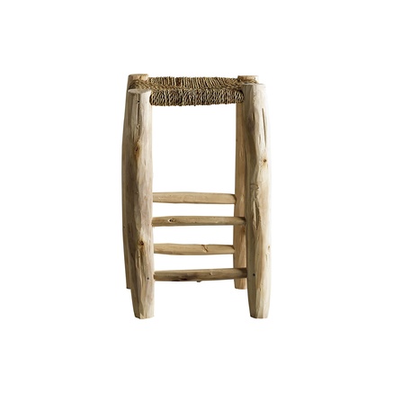 SKAMMEL | EUKALYPTUS TRÆ OG PALMEBLADE | H 50 cm