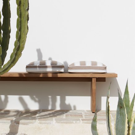 PUDEBETRÆK | GENANVENDT BOMULD | 45 X 45 X 7 CM