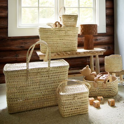 BASKET | STRAW | SET OF 2