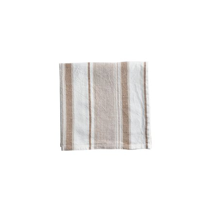 MUNDSERVIET | BOMULD/HØR | 45 X 45 CM