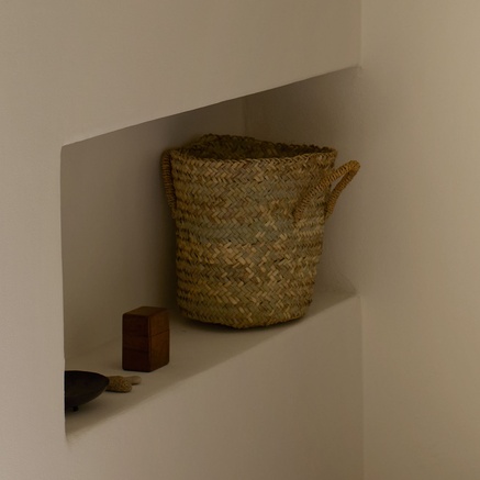 BASKET | PALM LEAVES | 30 CM