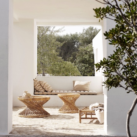 BORD | RATTAN | 80 CM