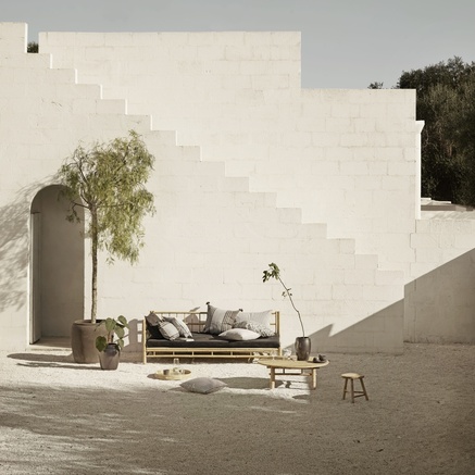 BAMBUS SOFABORD | RUNDT | 140 CM