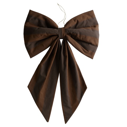 CHRISTMAS BOW | RECYCLED COTTON | 60 X 40  CM