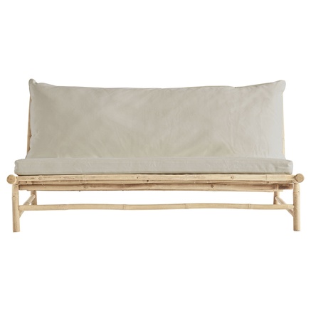 BAMBOO LOUNGE SOFA | SAND CUSHION