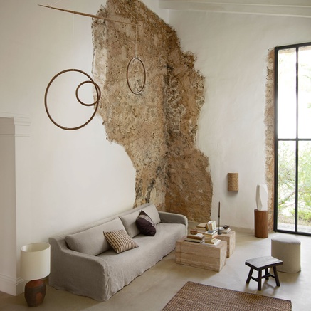 VÆGDEKORATION | RATTAN | Ø 70 CM