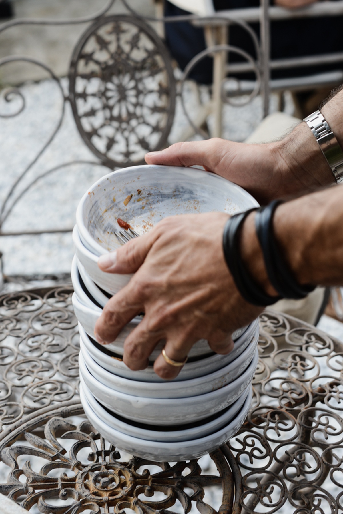 Valdirose retreat in Italy. Deli ceramics by tinekhome for the styling workshop.