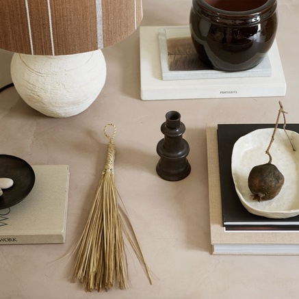 SMALL BROOM | PALM LEAF | 40 CM