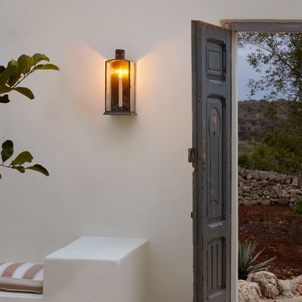WALL-HUNG LANTERN | TIN | H 43 CM