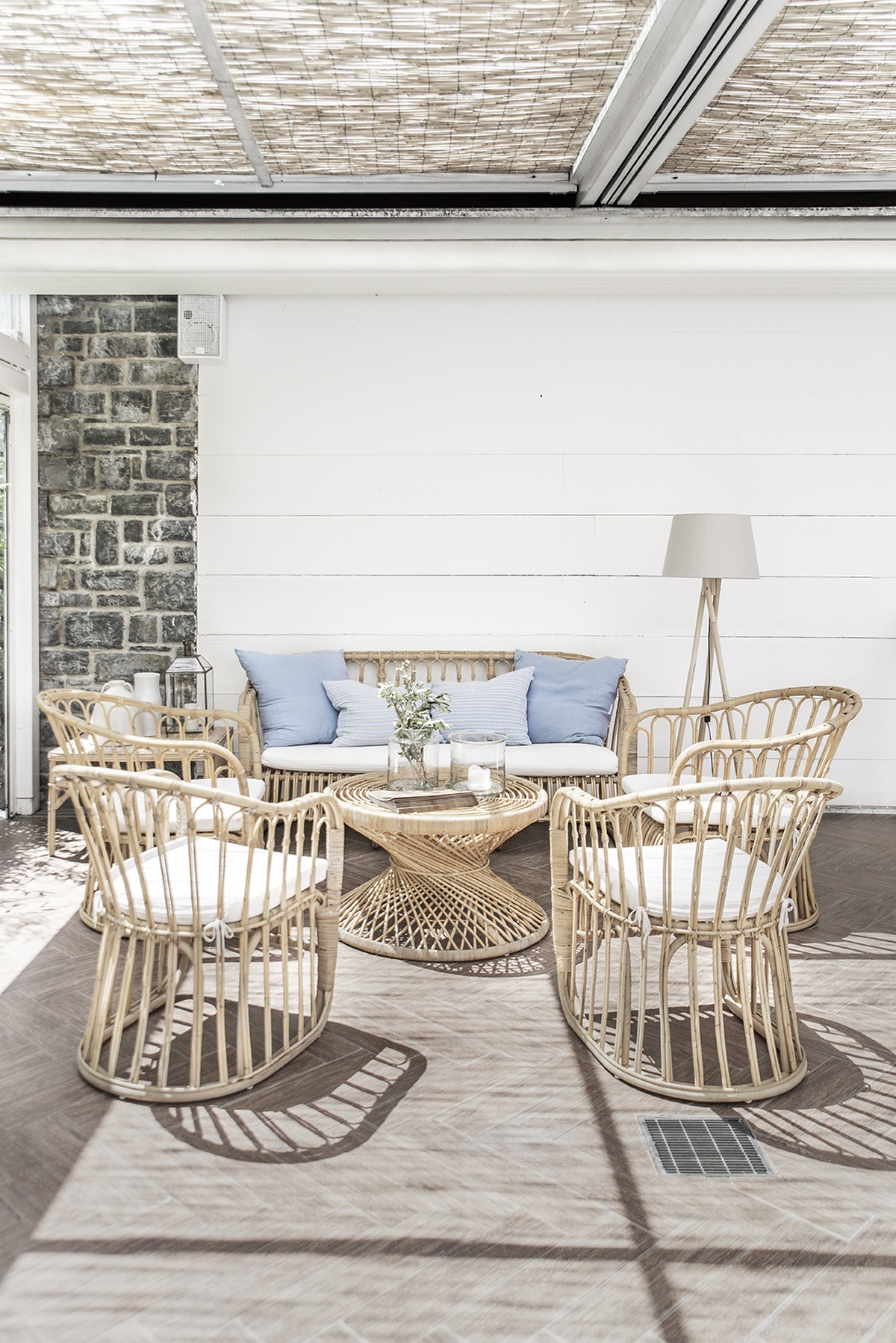 Tine k home Rattan bord, sofa og stole