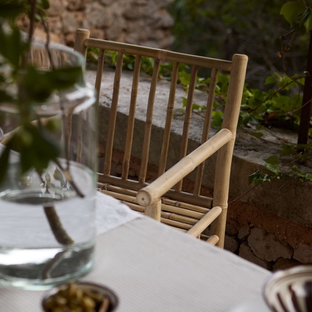 DINING CHAIR | BAMBOO | NATURE CUSHION