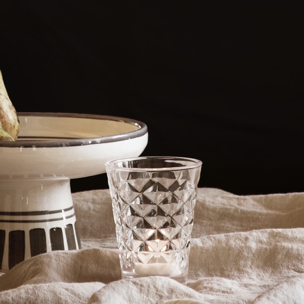 FACET GLASS | CLEAR | 10 CM