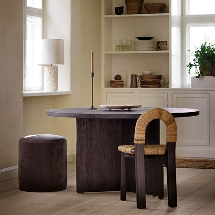 POUF | MOSS MOCCA | 45 X 46 CM