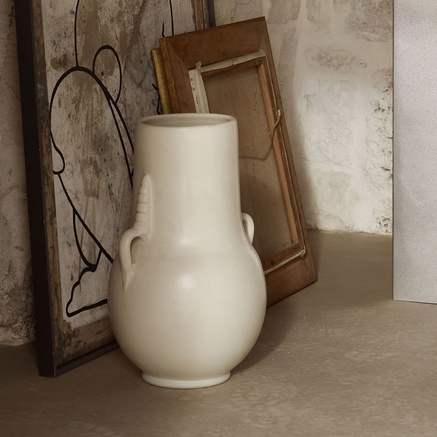 VASE | LER | H 43 CM