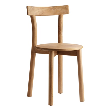 CHAIR | TEAK | H 45 CM