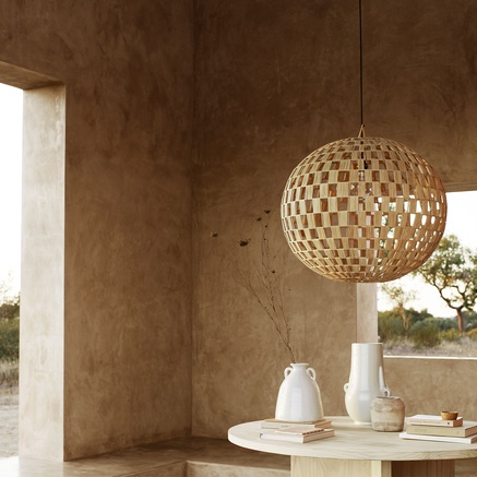 LAMP | RAFFIA | 80 CM