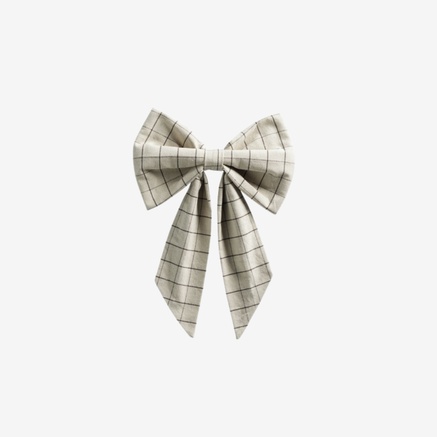CHRISTMAS BOW | RECYCLED COTTON | 28 X 18 CM