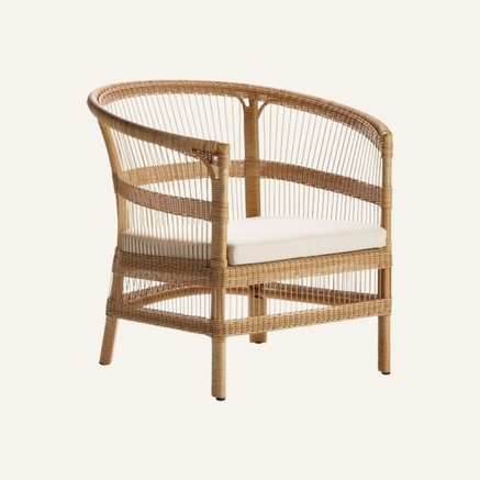 LOUNGE CHAIR | POLYRATTAN | H 82 CM