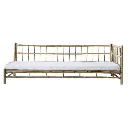 BAMBOO SOFA | WHITE MATTRESS | LEFT