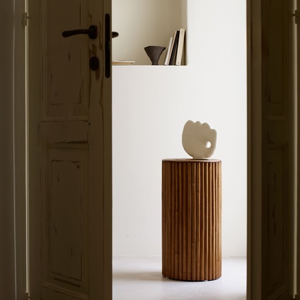 STAND | RATTAN | H 60 CM