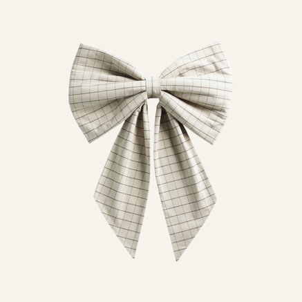 CHRISTMAS BOW | RECYCLED COTTON | 60 X 40 CM