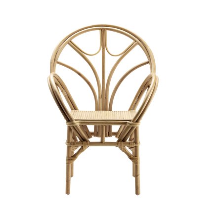 Dining chair in rattan