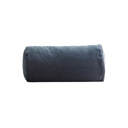 Cushion cover, D 25 x 50 cm, velvet, navy