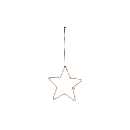 CHRISTMAS STAR I BAST I 8CM