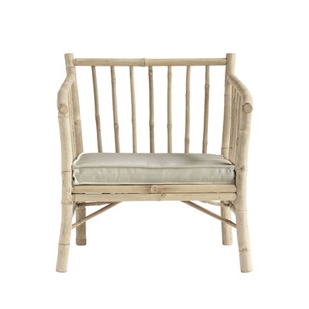 BAMBOO CHAIR | SAND CUSHION