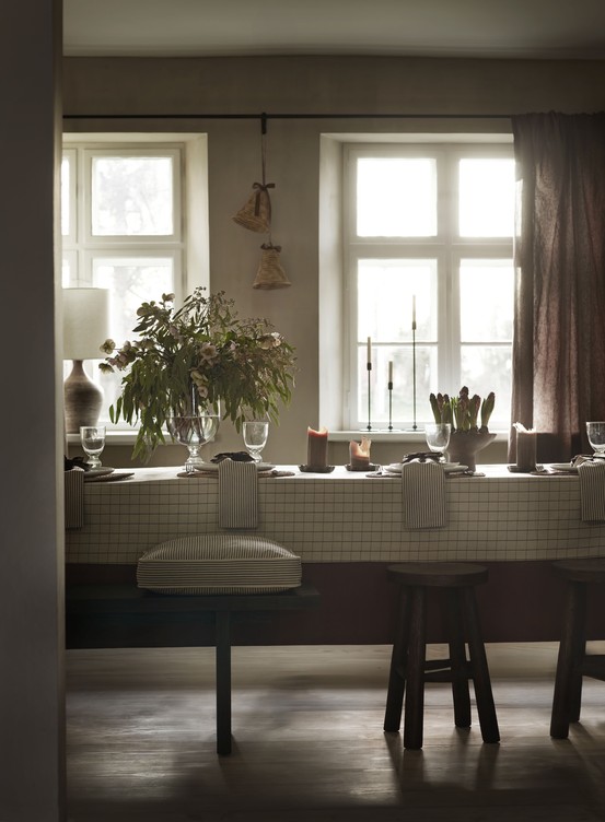 Jule-borddækning